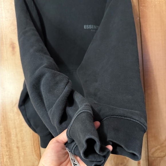 Essentials Fear of God Black Hoodie - Picture 9 of 12